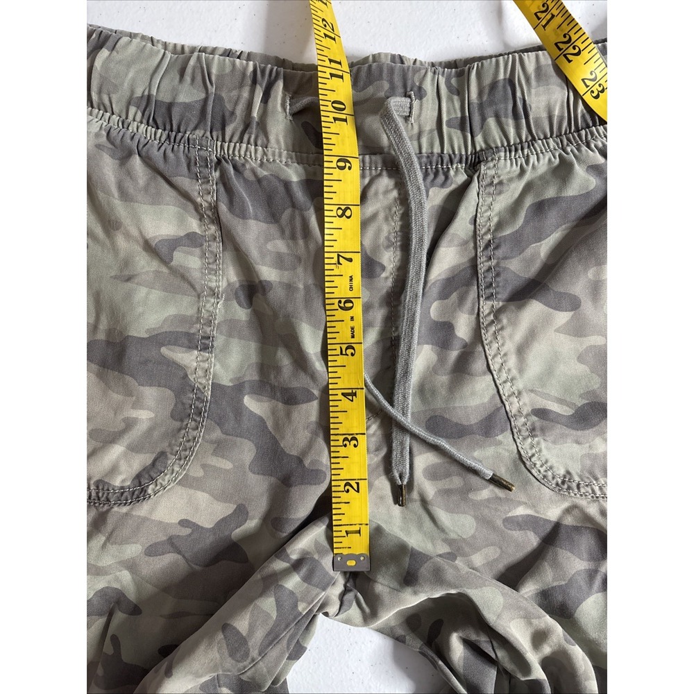 American‎ Eagle Women's Medium Green Camo Cargo Pant Drawstring Waist Jogger - Picture 14 of 16